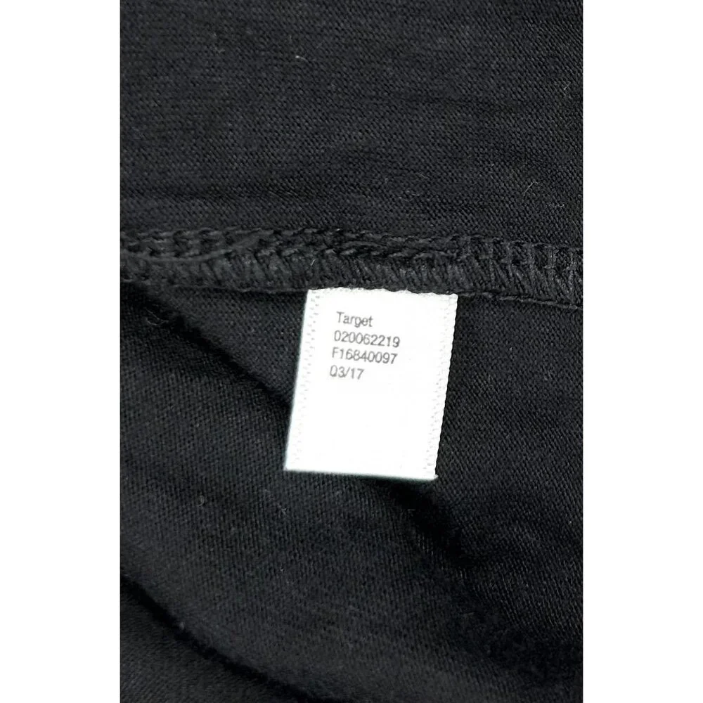 Gilligan O'Malley Pajama Top Womens Small Black Modal Long Sleeve Button Up Soft